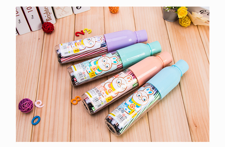 Cartoon Watercolor Pen Children Student Graffiti Crayon Set Creative Stationery Gift display picture 7