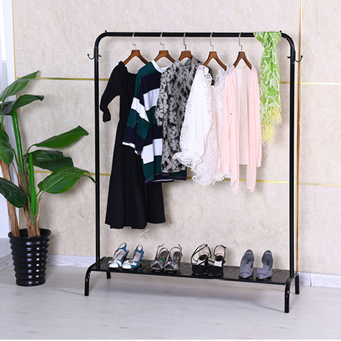 clothing Display rack household bedroom Clothes hanger Display rack Floor type Coat rack outdoor Iron art Clothes hanger