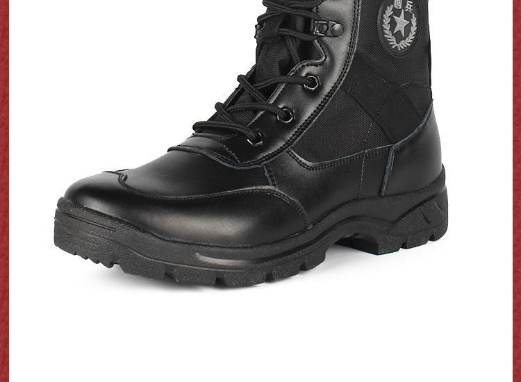 Boots militaires pour homme en cuir - Ref 1397496 Image 22