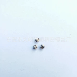 303材质定做各种皮具螺丝非标螺丝M3*7.5不锈钢一字尖尾螺丝