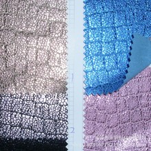 GB6022毛底烫金鳄鱼纹仿皮绒麂皮绒 鞋材箱包手袋面料