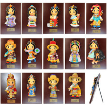 批發供應樹脂彩繪藏族人物藏飾擺掛件旅游紀念品工藝