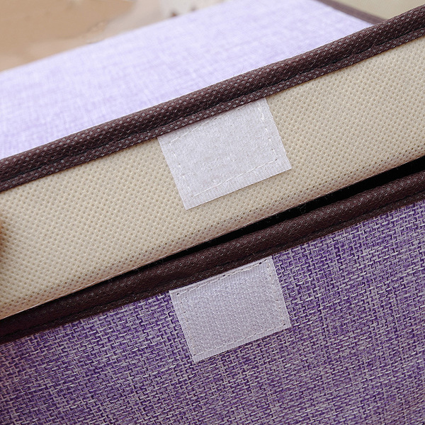 foldable capacious storage box non-woven cloth
