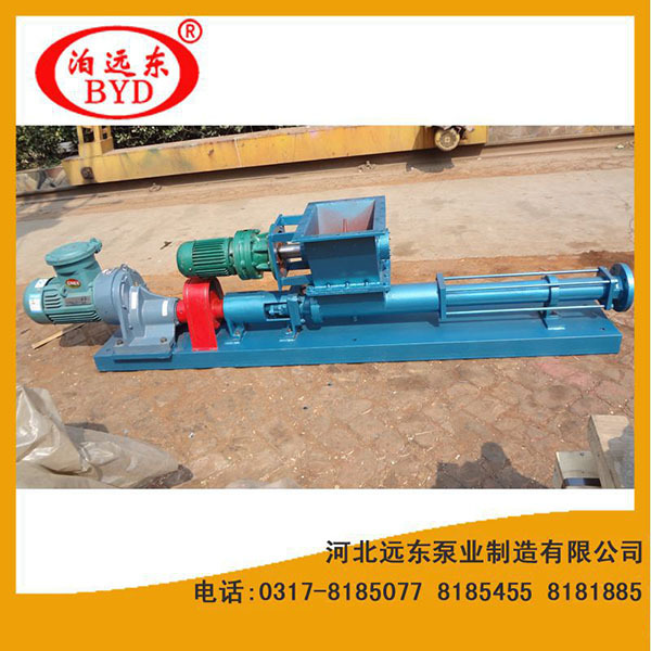 输送水泥浆泵用G40-2V-W112单螺杆泵配YCJ减速机性价比高