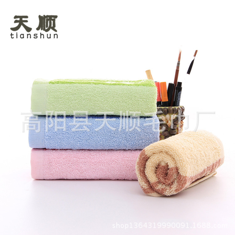 Cheap towel 14 weak cotton jacquard back-to-back towel daily labor insurance gift towel 10 Pack