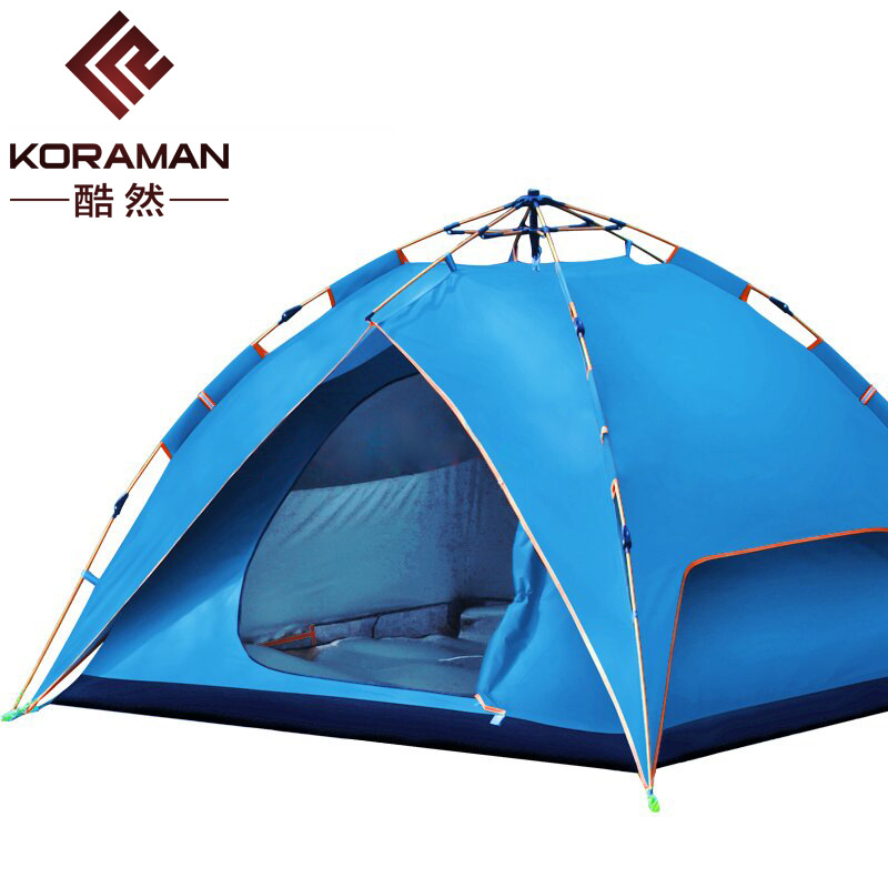 outdoors Set up Tent lovers Double Tent fully automatic Portable multi-function Corners Rainproof sunshade