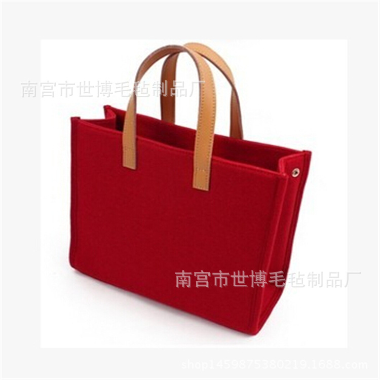 厂家供应毛毡手机包 毛毡电脑包 手提毛毡包 等各种彩色毛毡包