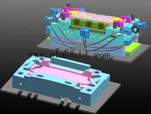 专业设计汽车风叶,风框,水箱架汽车空调等注塑模具开发