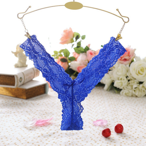 Lace Women's Panties Transparent Sexy Panties Women's Low Waist Thong Seamless Briefs
