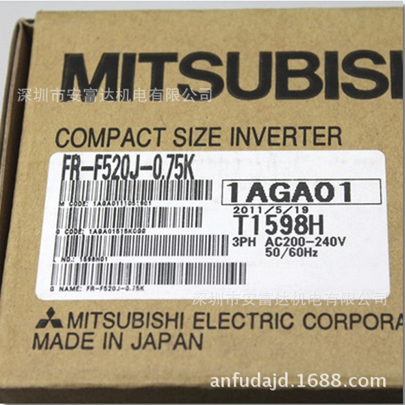 议价日本三菱变频器FR-F520J-0.75K全新原装进口，假一罚十