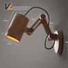 Creative modern and minimalistic sconce, LED table lamp for living room for corridor for gazebo, lantern for bed, Japanese lights