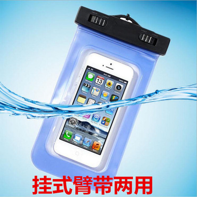 Hanging type Arm belt Dual use Mobile Waterproof Bag outdoors drift Waterproof bag Swimming bag pvc Waterproof bag customization
