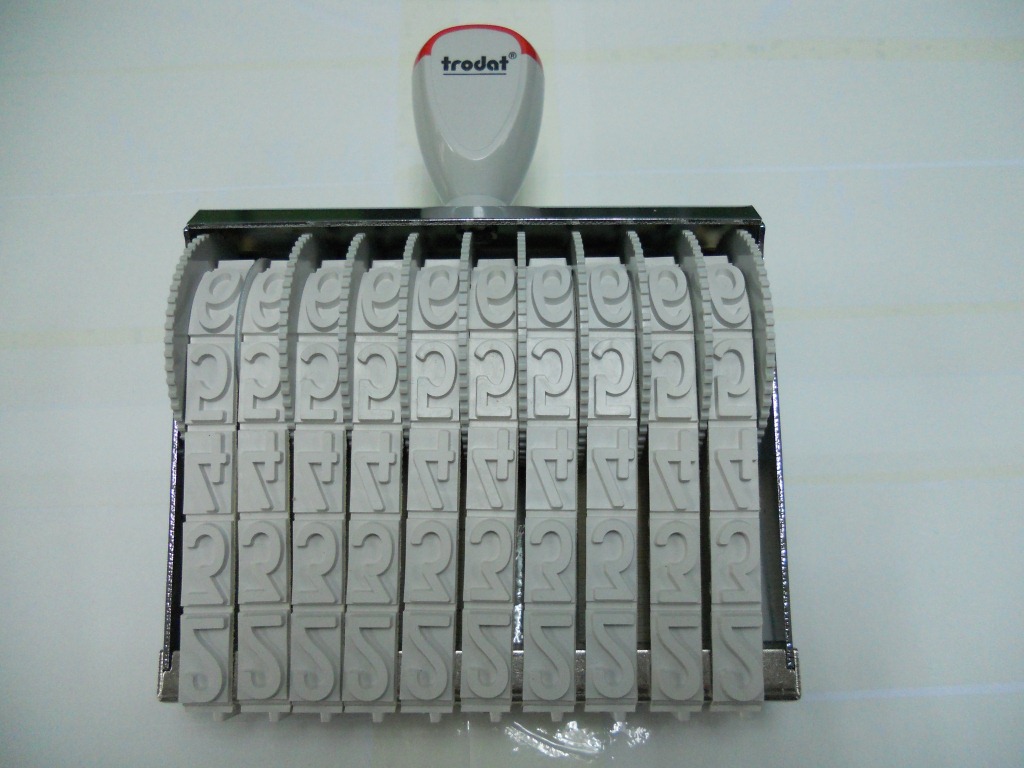 ��Ʒ׿��151810Gӡ�� �ָ�18MM 10λ����ӡ�� Trodat �ɵ������� 