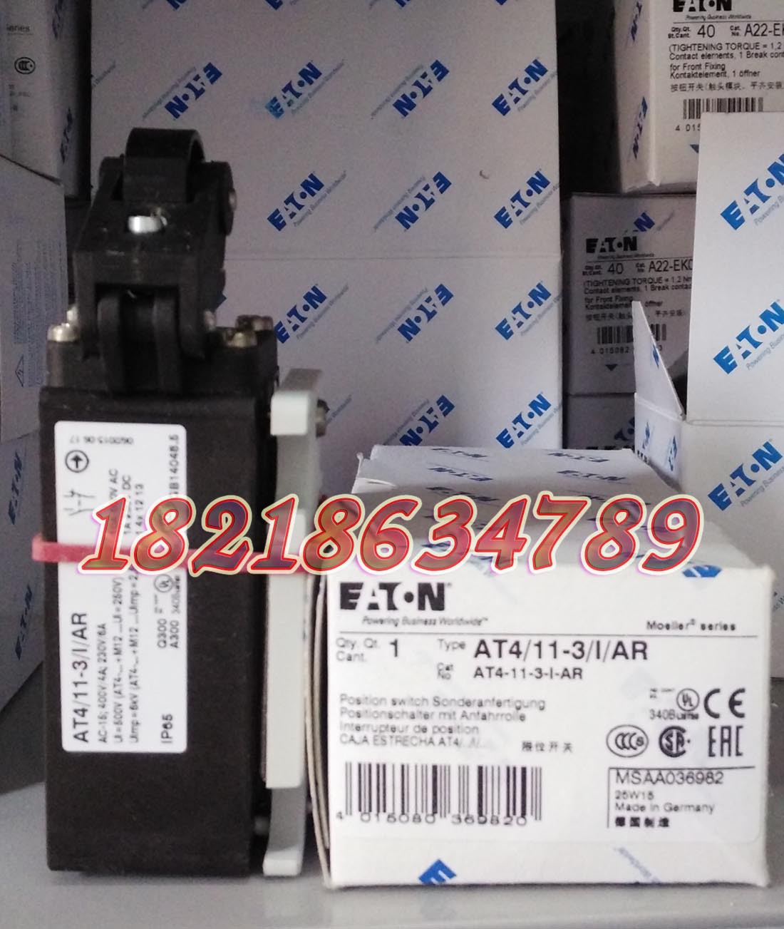 EATON限位开关AT4/11-1/I/AR正品现货