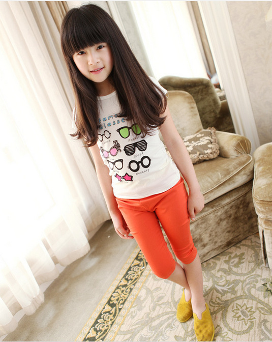 Pantalon fille en Toile de coton - Ref 2064108 Image 9