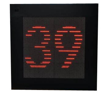 雷达测速led显示屏点阵屏双色户外显示屏文字图案显示提醒超速