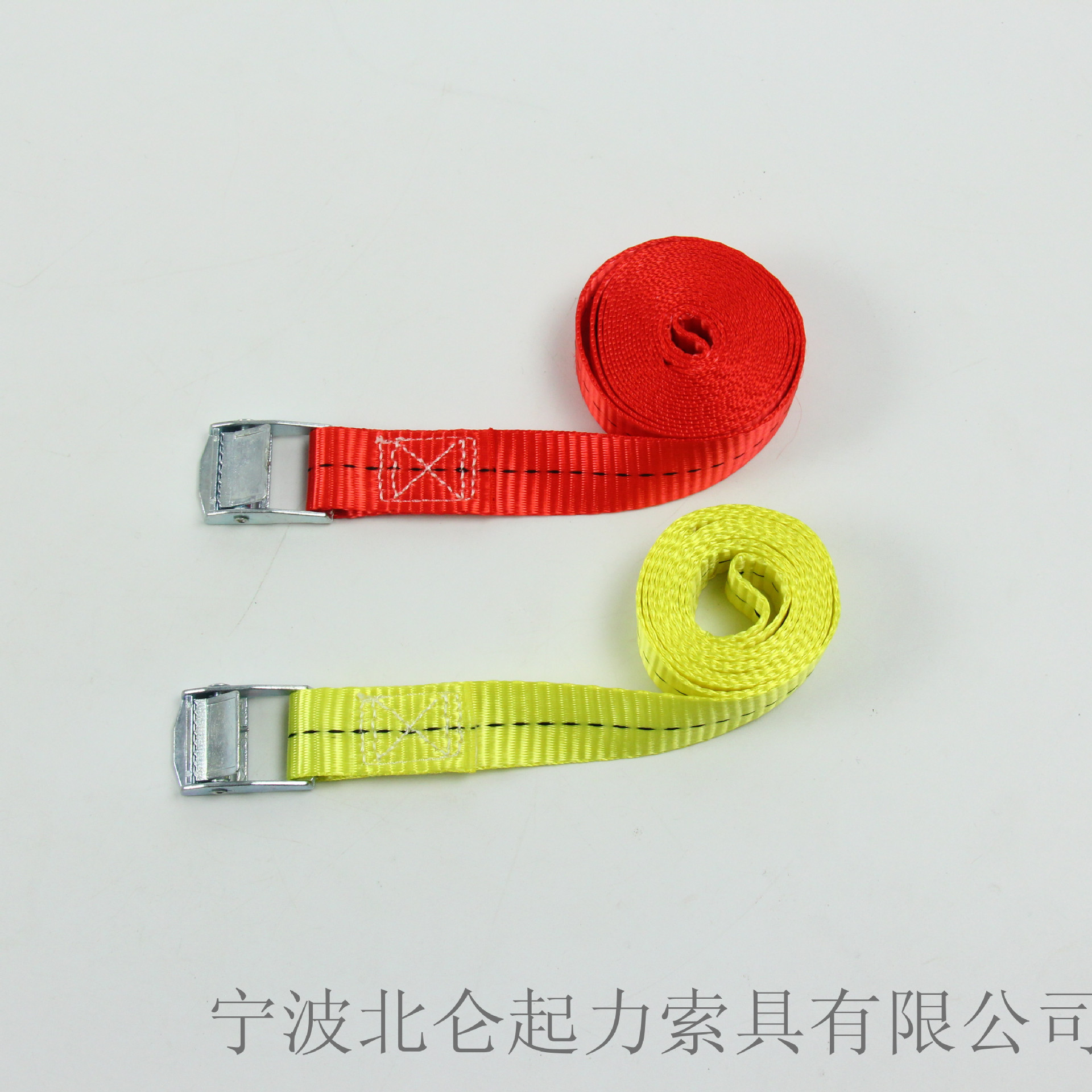 厂家直销行李固定带捆绑带 手动涤纶紧固锌扣带 绑带扣带工厂可定