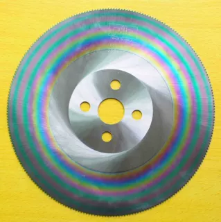 供应厦门中锯氮氧化钛涂层高速钢圆锯片 切割片 锋钢锯片