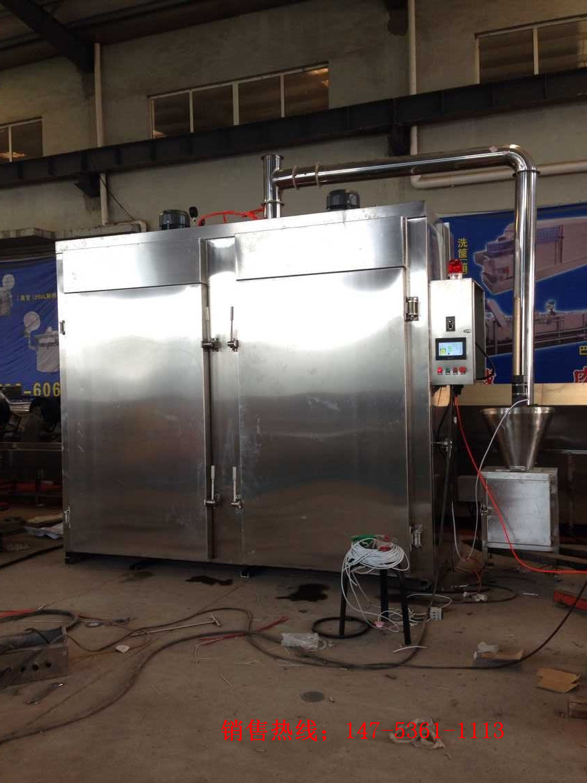 大型通道式烟熏机 香肠加工用熏蒸炉500 全自动烟熏炉厂家现货