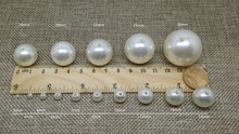 批发abs珍珠 3-30mm 直孔圆形散珠 DIY饰品材料配件手工带孔串珠