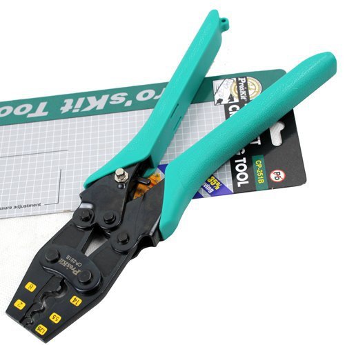 供应台湾宝工Y.O裸端子棘轮压着钳 省力压接钳CP-251B 压线钳