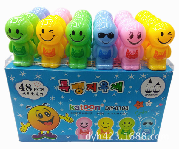 DIY-8108笑脸公仔卷笔刀 展5