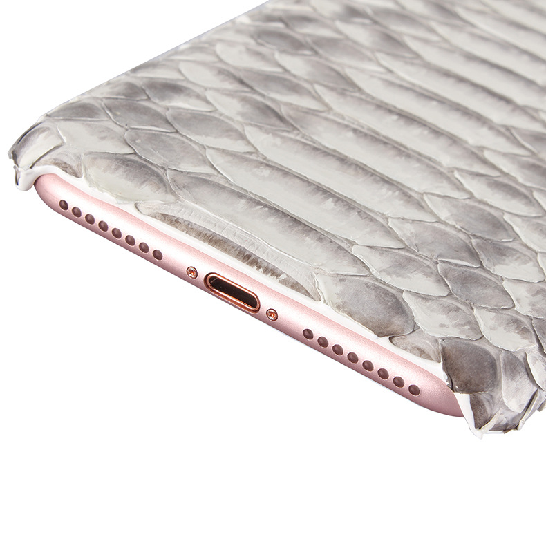 i-idea Handmade Luxury Genuine Real Python Snake Skin Leather Case Cove for Apple iPhone 7 Plus & iPhone 7