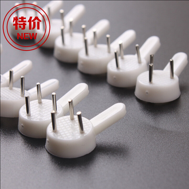 ABS strong traceless nail wall hanging painting wall nail hook Photo Wall wedding photo hook invisible photo frame door hook
