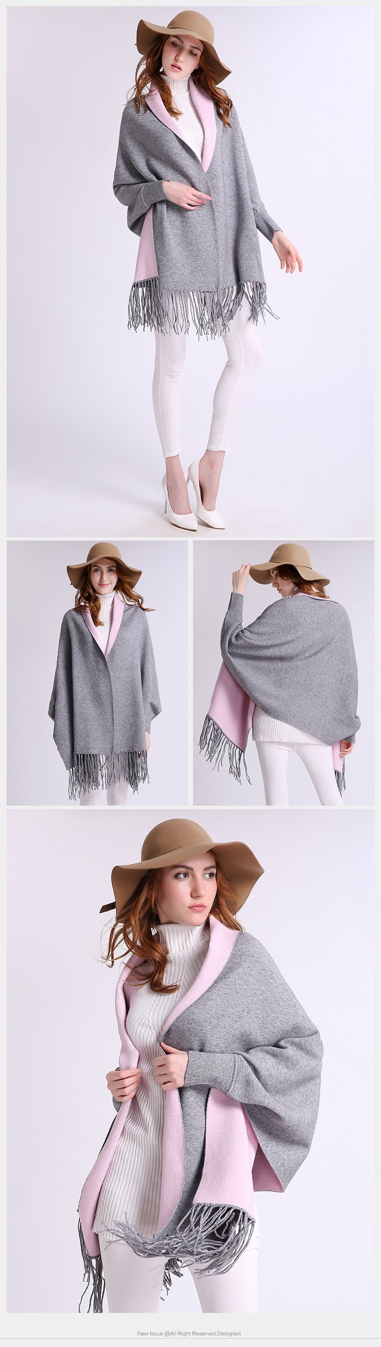 Blouson femme en Cachemire - Ref 3321401 Image 42