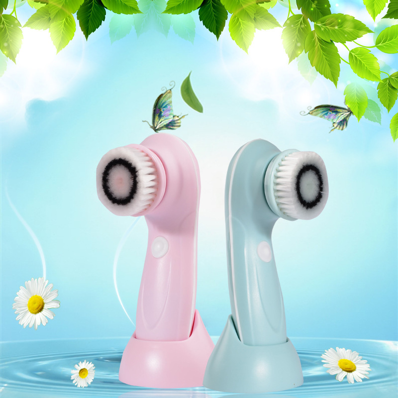 充电洁面仪 电子美容仪洗脸器 去黑头毛孔清洁器洗脸神器跨境货源|ru