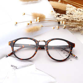 新款近视眼镜架 867帕森纳复古平光镜男女通用光学眼镜架一件代发