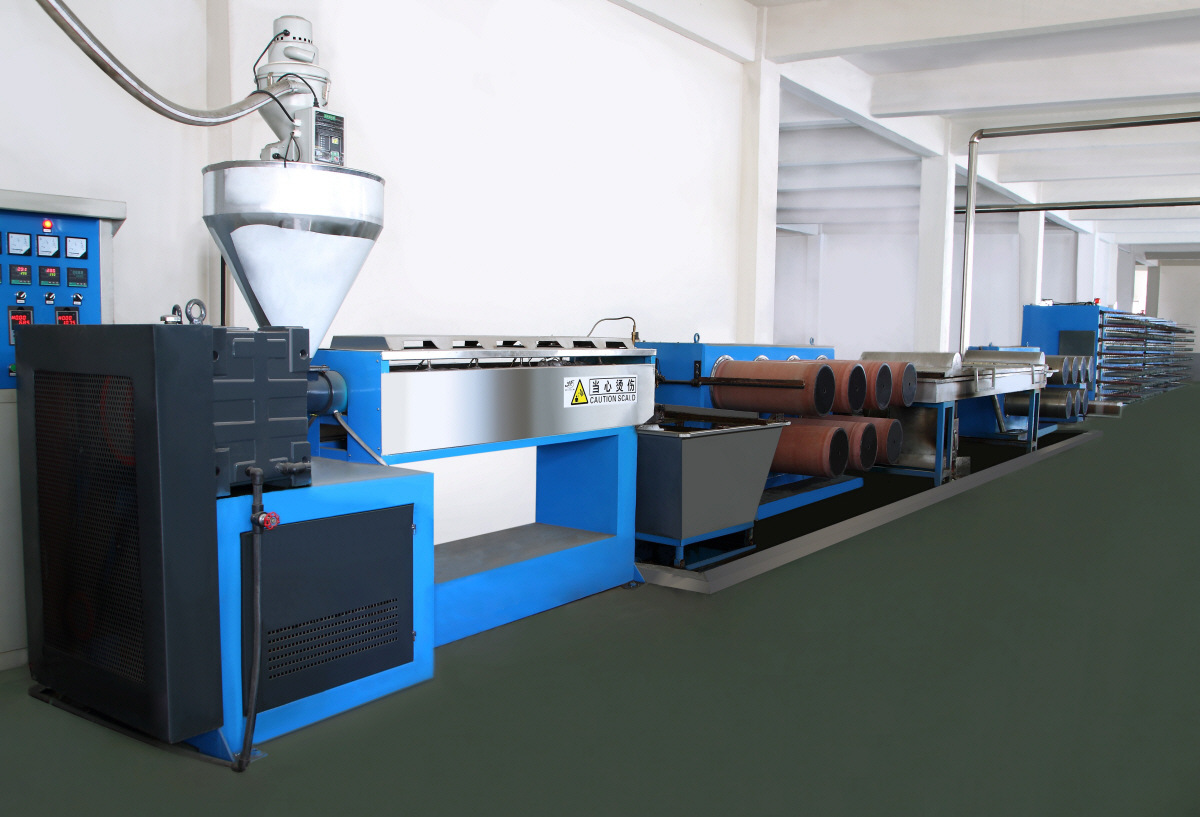 塑料圆丝单丝拉丝机