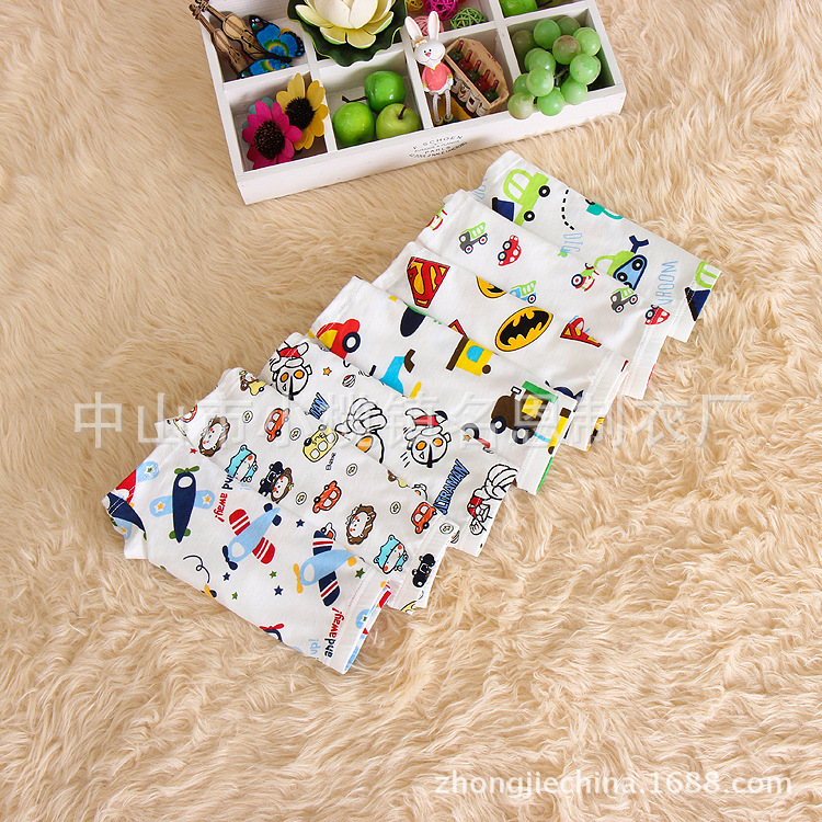 奧代爾棉兒童內褲平角褲中童四角褲寶寶內褲男女童內褲工廠批發