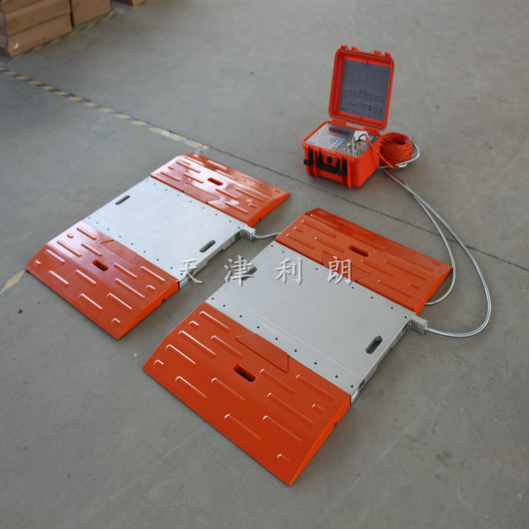 沧州60吨可移动电子地磅 超载用便携式轴重秤SCS轮轴仪