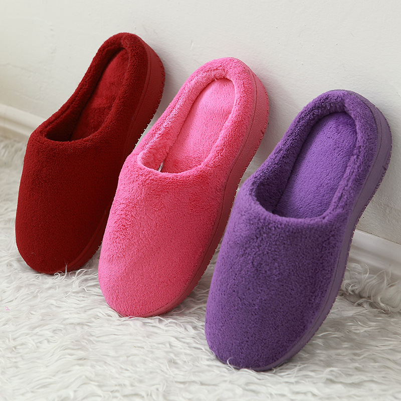 Hausschuhe aus Fleeceplüsch für Damen und Herren, für den Sommer, Frühling, Outdoor, leicht, gemütlich, maschinenwaschbar, Memory Foam_voghion.com