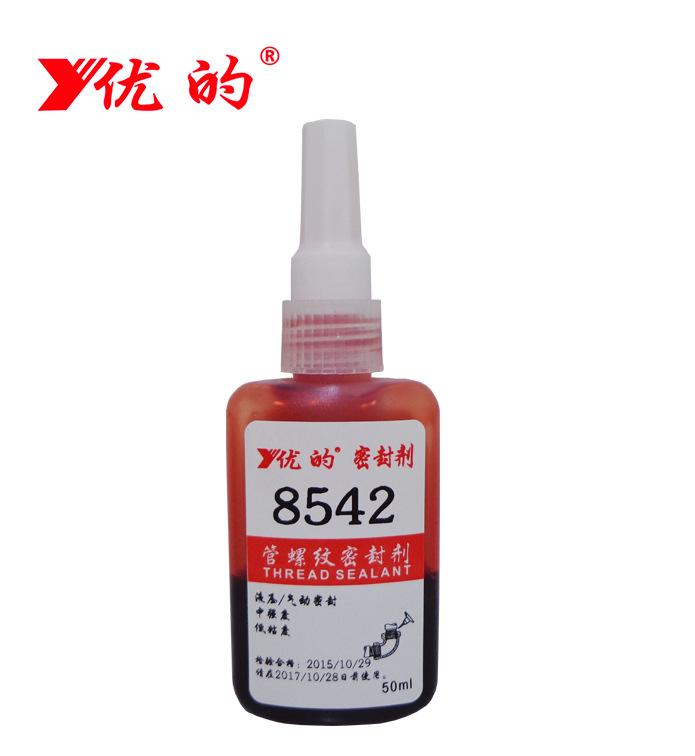 8542螺丝防松密封胶 底粘度厌氧型螺丝锁固剂 螺丝密封胶水