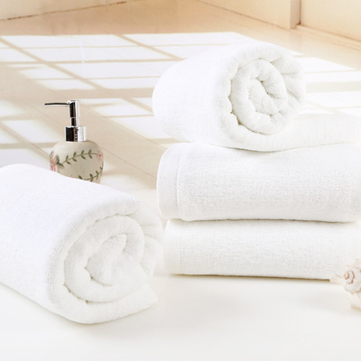 高阳厂家批发宾馆洗浴一次性用品白毛巾14支80g劳保赠品美容足疗
