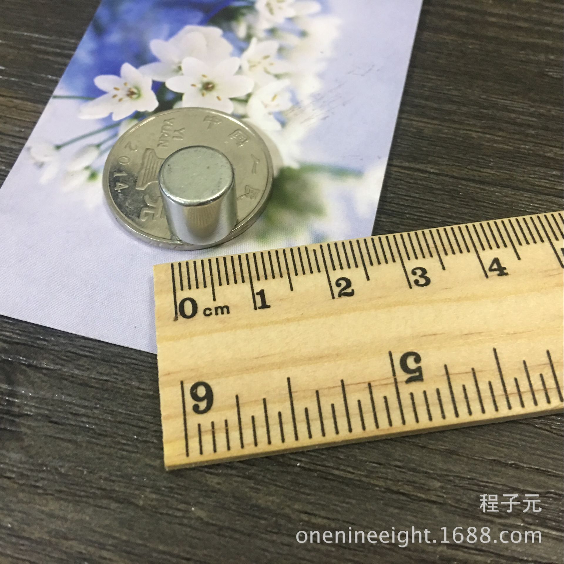 厂家直销 圆柱形强磁铁 钕铁硼永磁铁 强力磁铁 磁钢 直径10*10