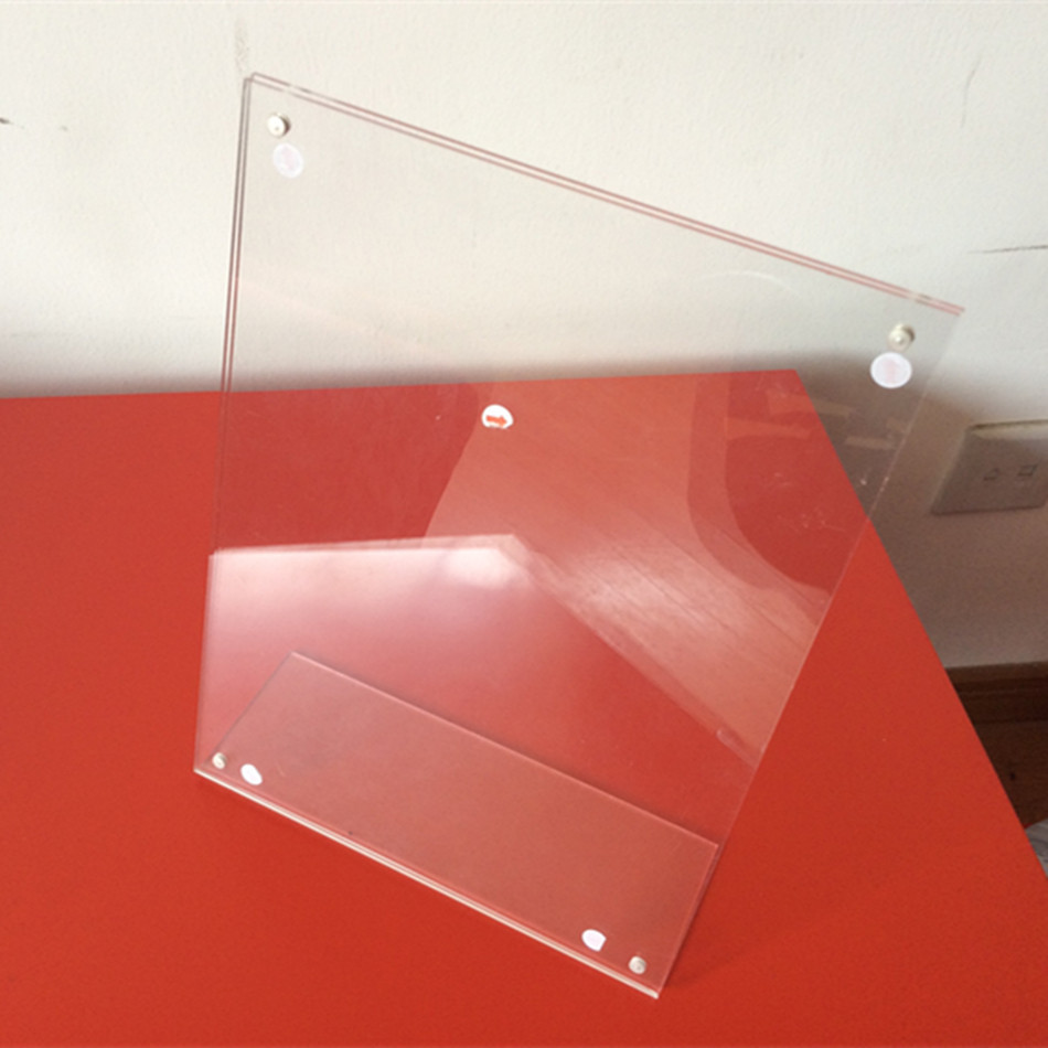 有机玻璃A4横竖立式台卡标牌活动换纸A5餐牌 台牌 亚克力制品制作