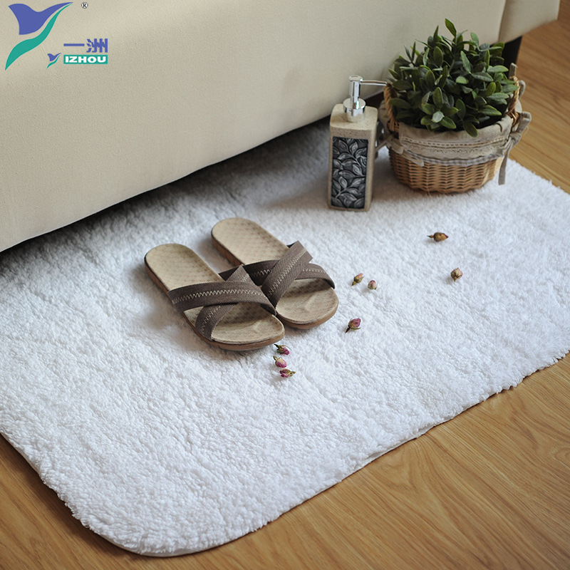 Five-star hotel Plush Mat 90*60cm enlarge thickening Cotton Floor towel Manufactor customized LOGO