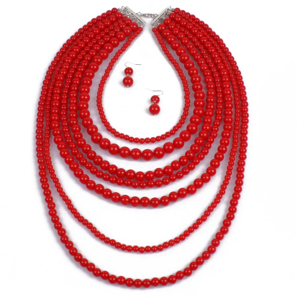 Occident and the United States Resinnecklace (Hole green)NHCT0015-Hole green