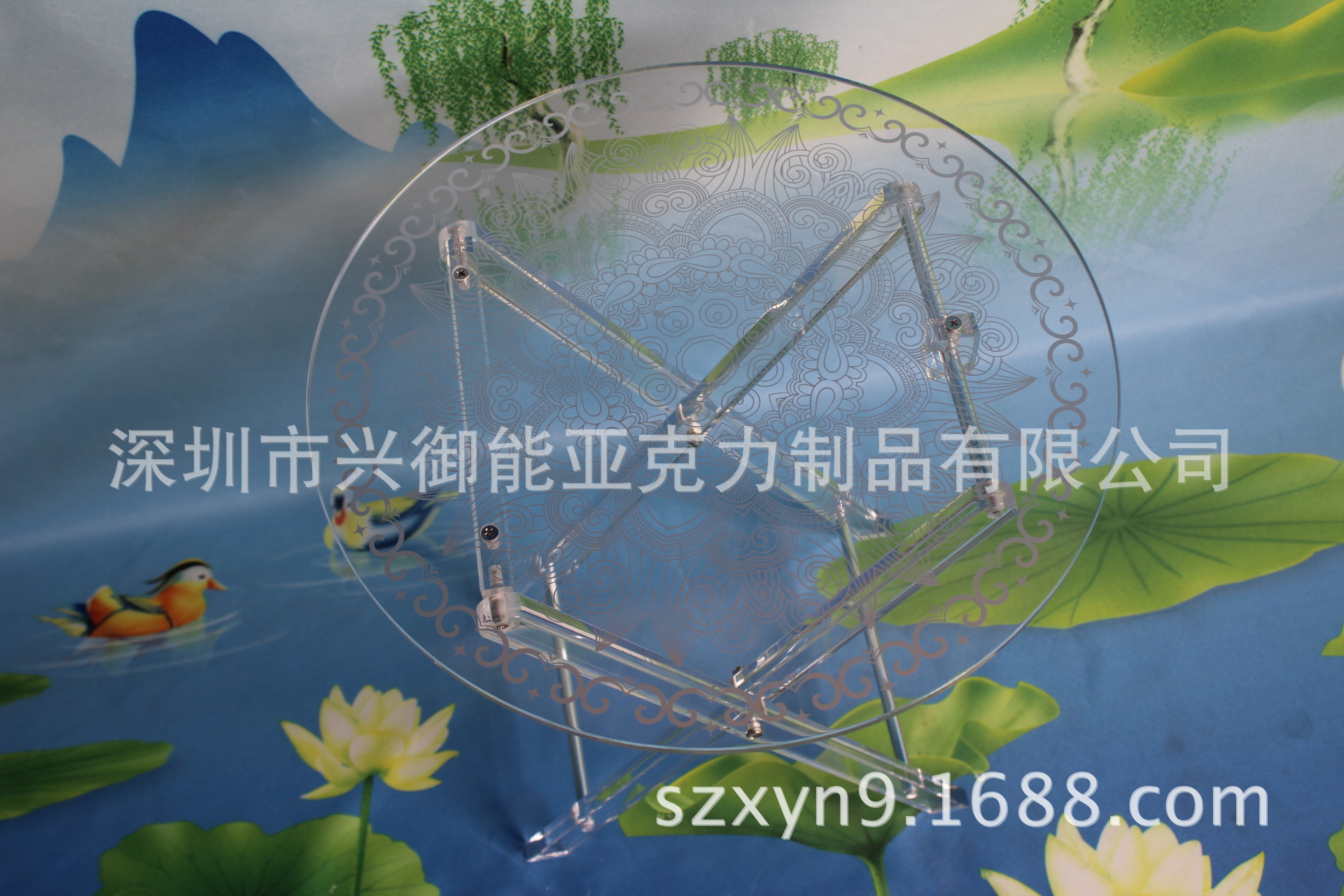 亚克力折叠桌子 亚克力咖啡桌 茶几 餐桌 欧式家具 家居用品