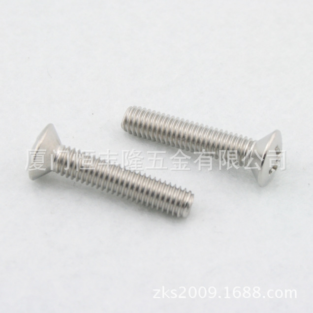 不锈钢304半沉头半圆丸头十字螺丝钉DIN966 CSK RAISED PHI SCR
