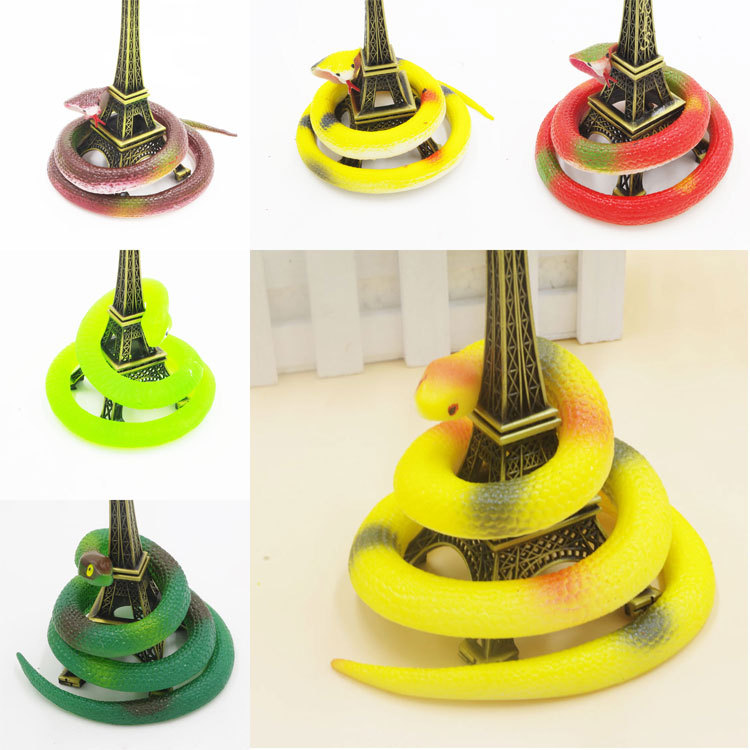 仿真蛇軟膠眼鏡蛇 70公分 整蠱搞怪景區熱圓頭蛇眼鏡蛇玩具