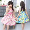 Summer summer clothing, fashionable dress, suitable for teen, western style, floral print