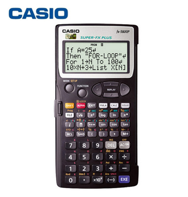 卡西欧fx-5800P计算器|ru