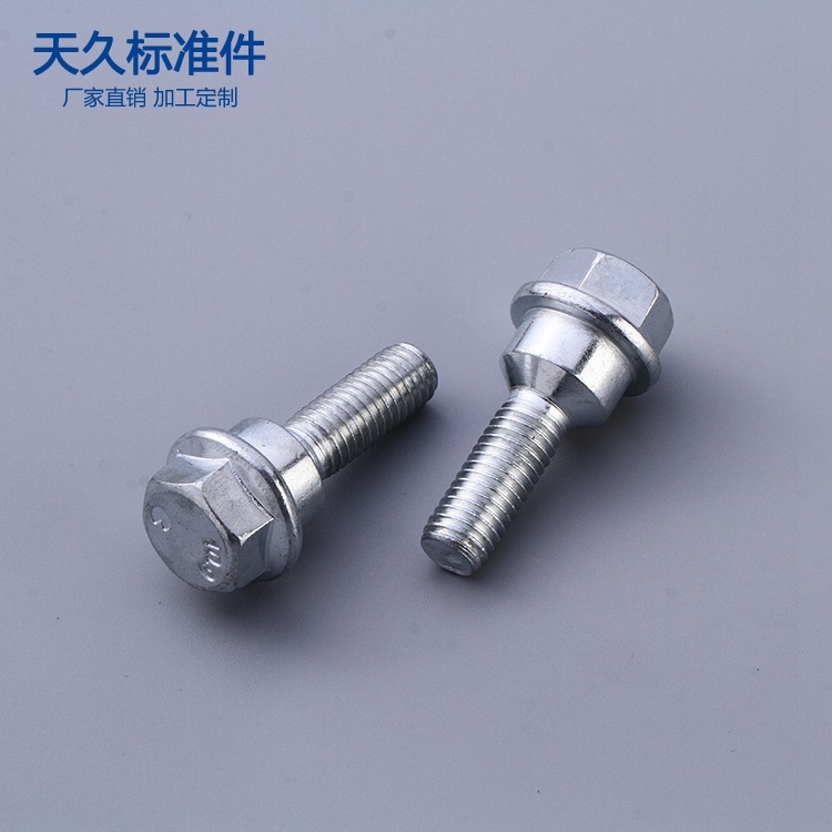 热销汽车螺丝 通用法兰汽车螺丝蓝白锌五金螺丝批发 规格齐全镀锌