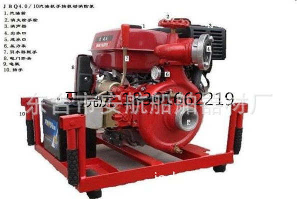JBQ4.0/10手抬机动消防泵组汽油手抬机动消防泵