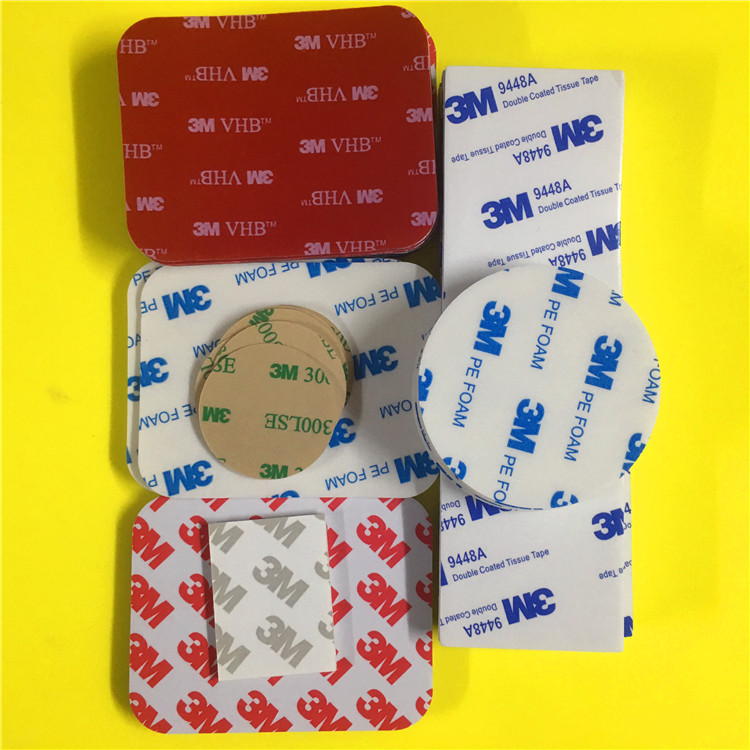 3M双面背胶 可移亚克力泡棉双面胶 防水红色双面胶