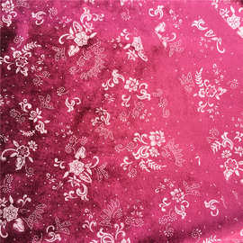 厂家直销针织不倒绒面料 韩国绒烫金面料 时尚女装包臀长裙绒布